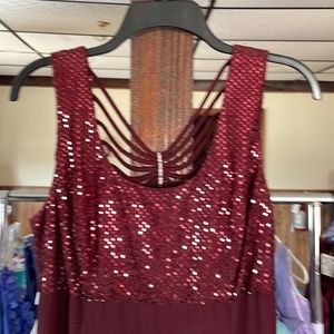 Burgandy Prom/Bridesmaid Gown